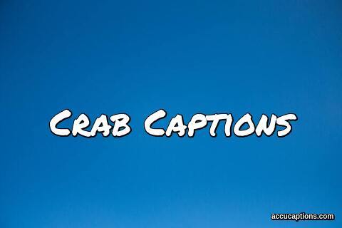 Crab Captions